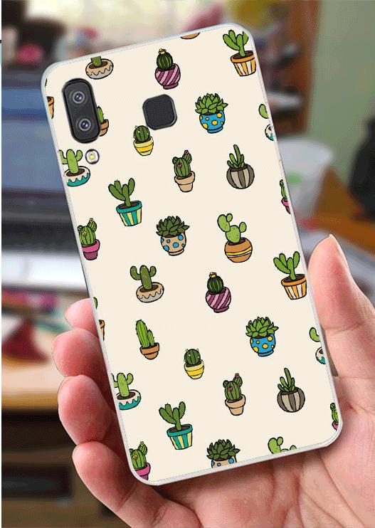 Ốp Lưng Samsung A8 Star (dẻo viền trắng trong) - Đại Bàng