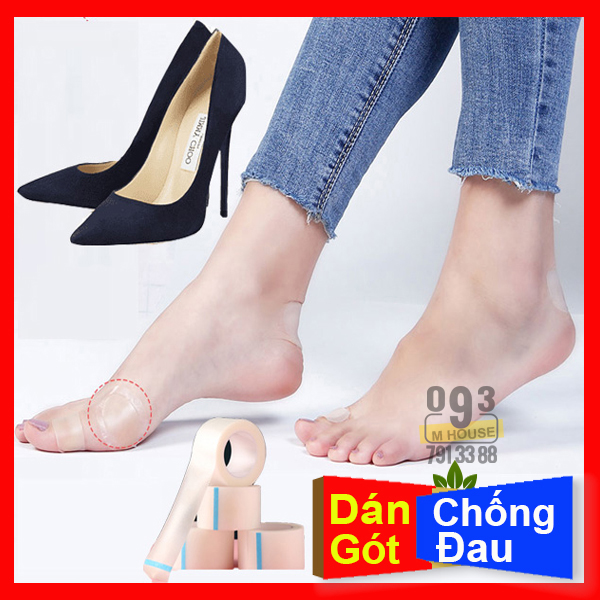 Cuộn miếng dán gót chân bảo vệ sau gót mòn gót khi đi giầy cao gót