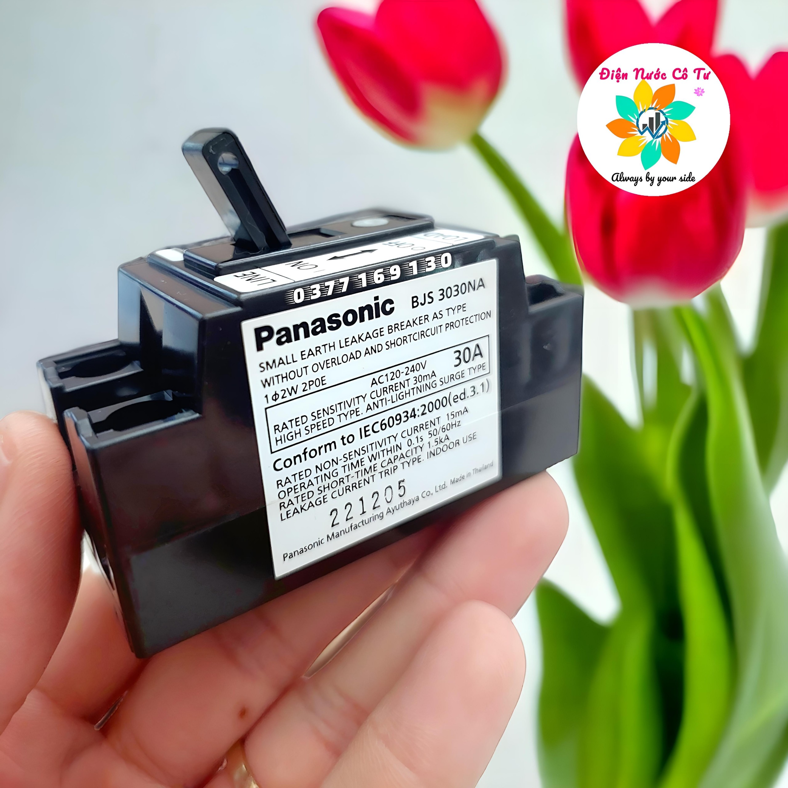CB cóc Aptomat chống giật chống rò 30A cao cấp Panasonic