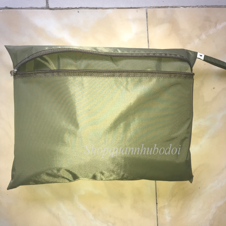 ÁO MƯA CÁNH DƠI  CAO CẤP MÀU XANH RÊU 