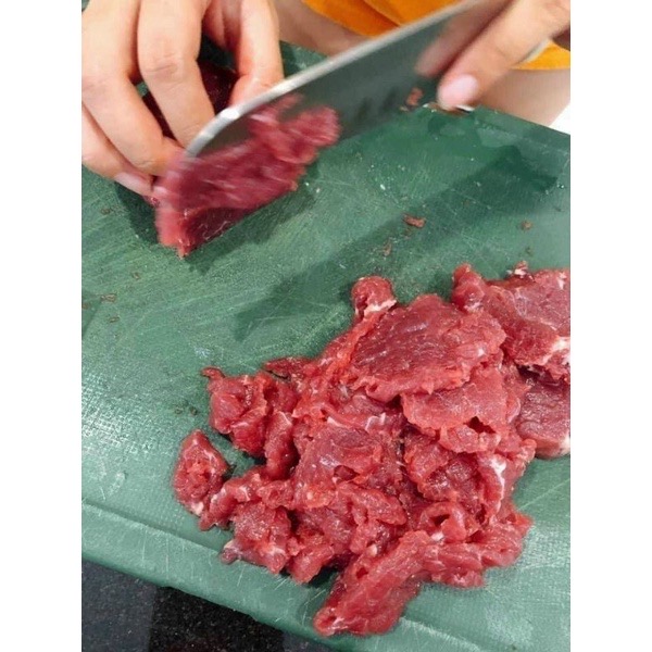 ￼Thịt bò tái thái lát mỏng hộp 500gr