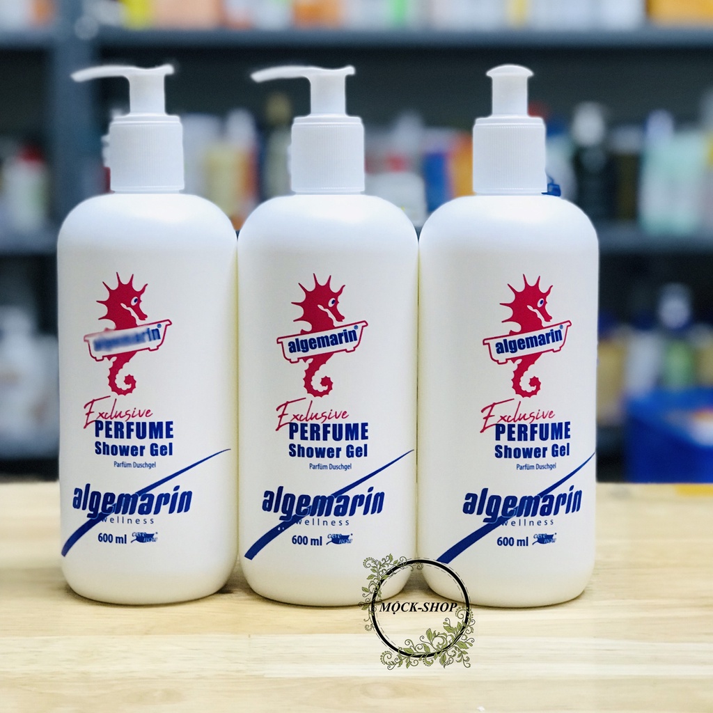 Sữa tắm cá ngựa hàng đức có vòi 600ml