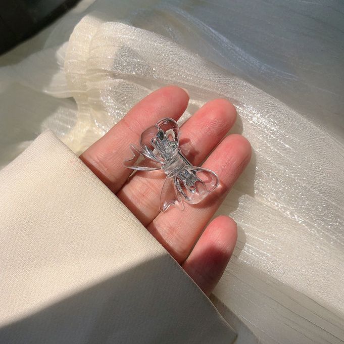 Kẹp tóc nơ mini trong suốt siêu cưng TOC43