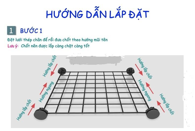 [HCM]Kệ Tủ Lưới Săt Lắp Ghép Đa Năng 12 ô