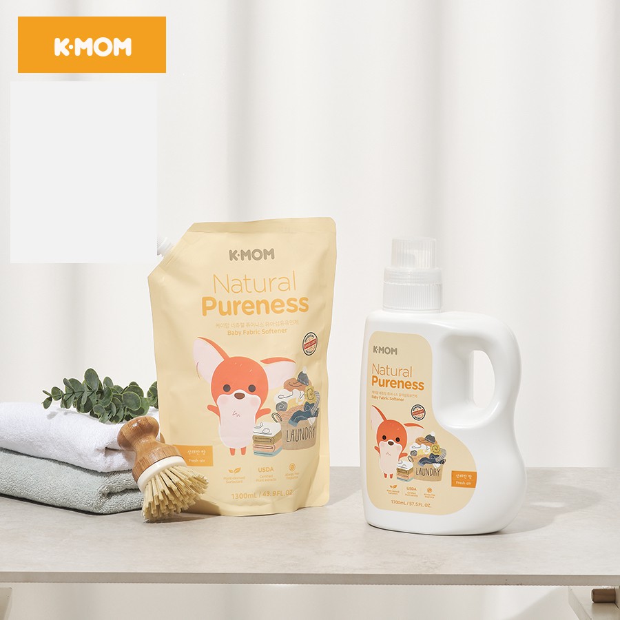 NƯỚC XẢ VẢI SƠ SINH HỮU CƠ K-MOM HÀN QUỐC