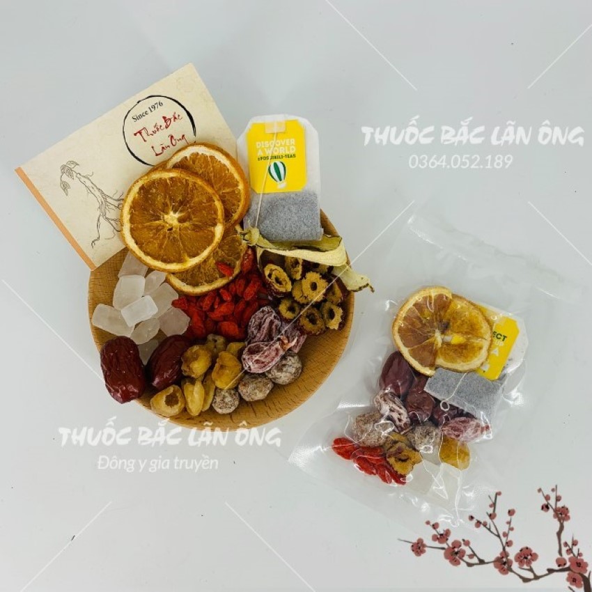 10 Gói Trà Lipton Xí Muội Cam Thảo (Hút Chân Không)