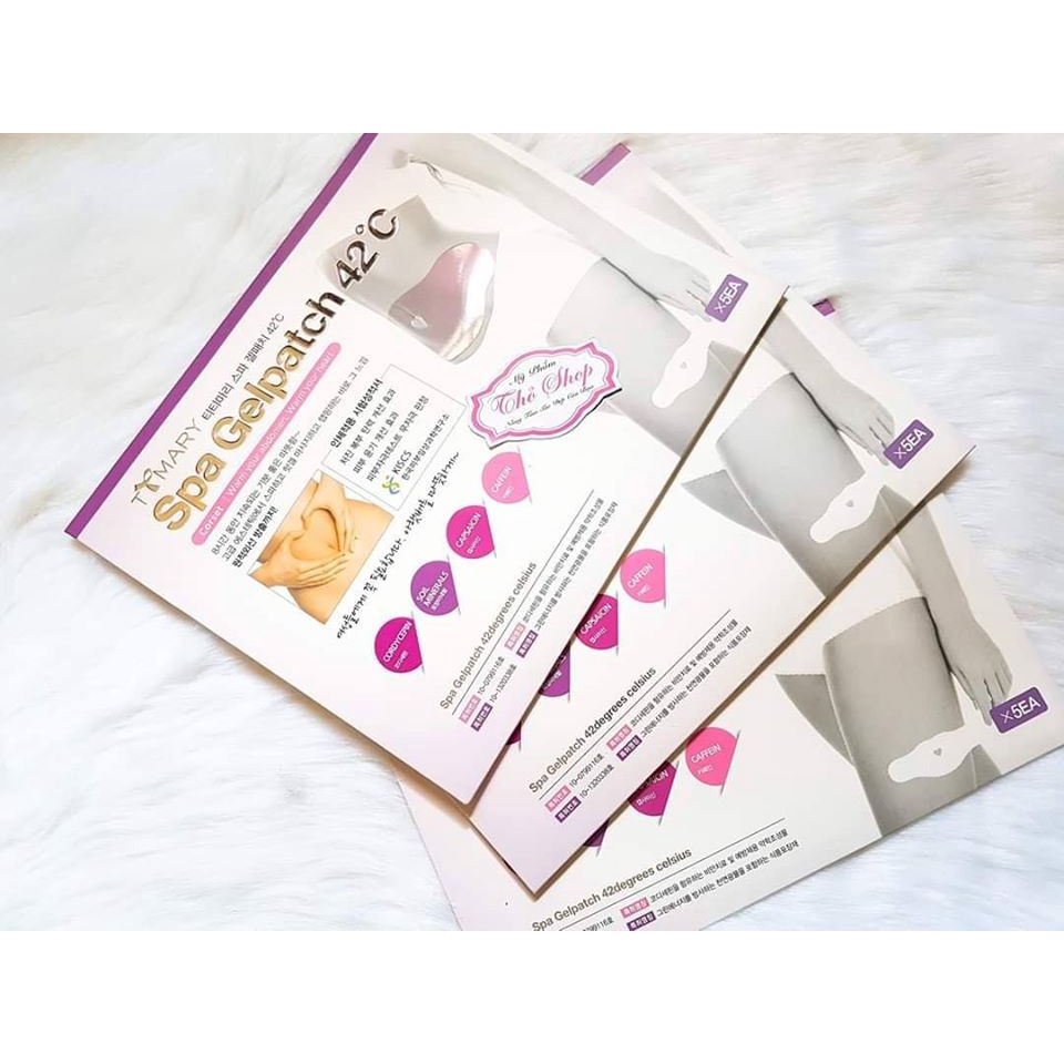 Miếng Dán Tan Mỡ Bụng 42 Độ C Spa Gel Patch