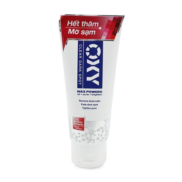 Sữa rửa mặt Oxy Clear Dark spot hết thâm mờ sạm 100 gr
