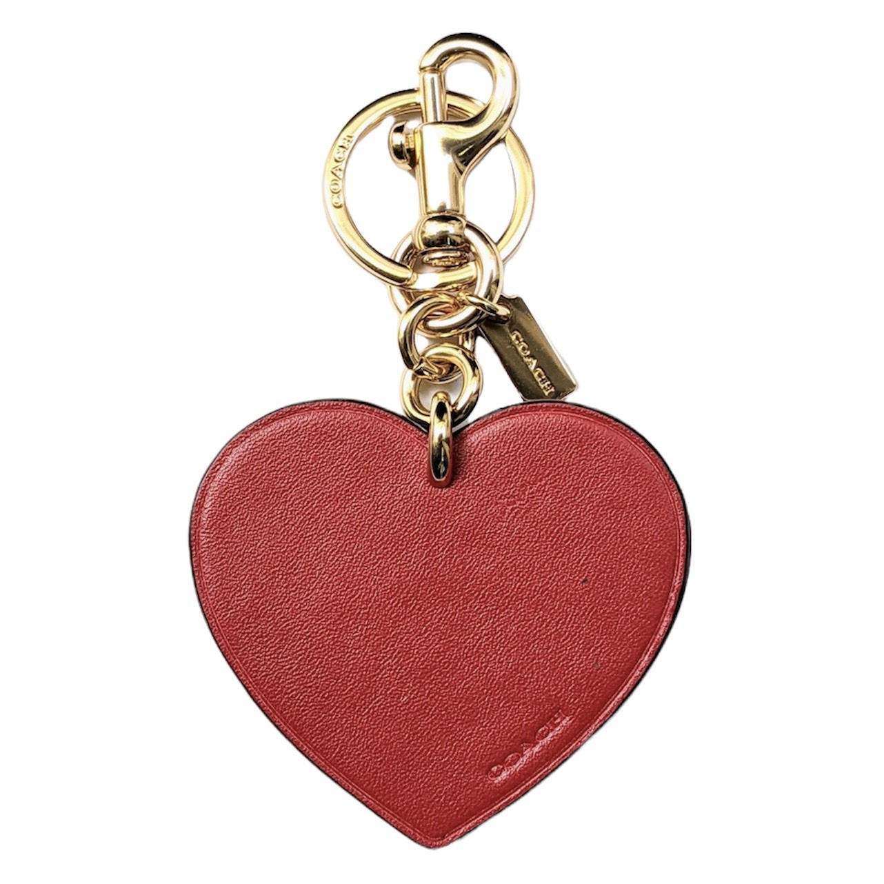 COACH CHARM TIM ĐỎ CHÍNH HÃNG
