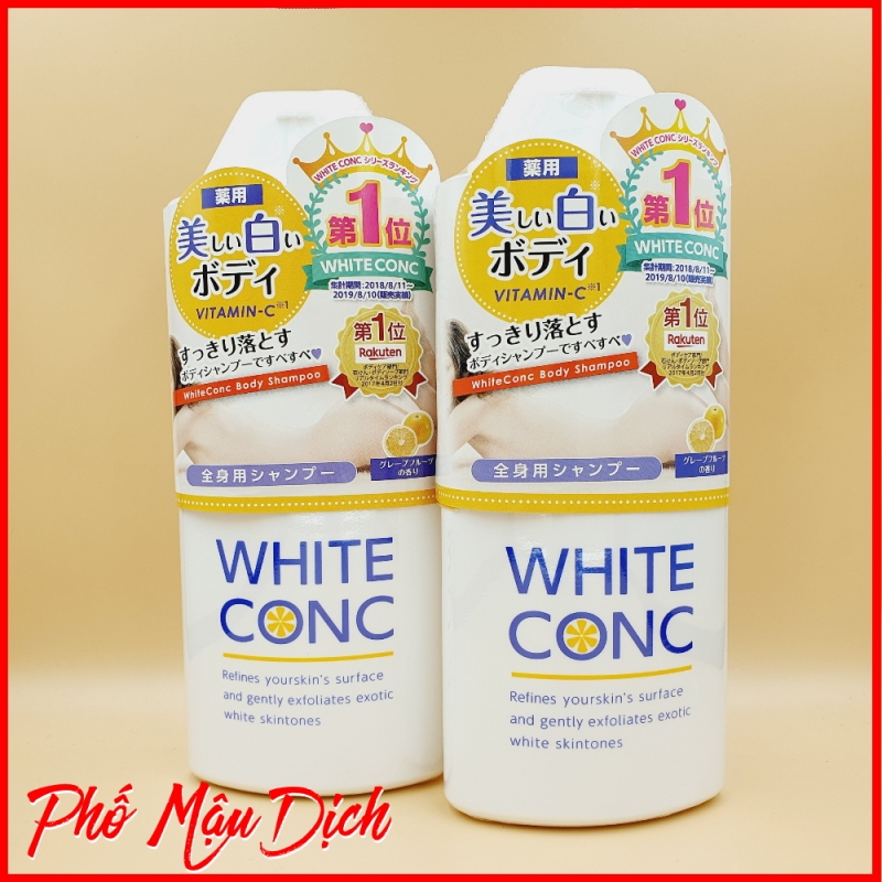 Sữa Tắm Trắng White Conc Body Vitamin C 360ml giá rẻ