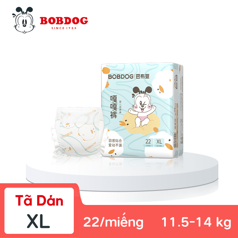 Tã Dán Bobdog GaGa - S28 M26 miếng, siêu mỏng, siêu mềm, thoáng khí và siêu thấm hút