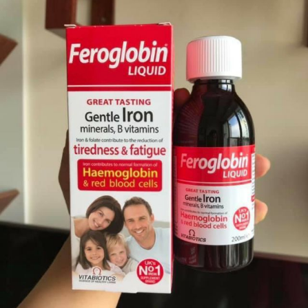 Sắt dạng nước Feroglobin 200ml (Anh Quốc)
