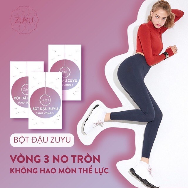 [ Mua 1 Tặng 2] Bột Đậu ZuYu Tăng Vòng 3 + Thước Dây