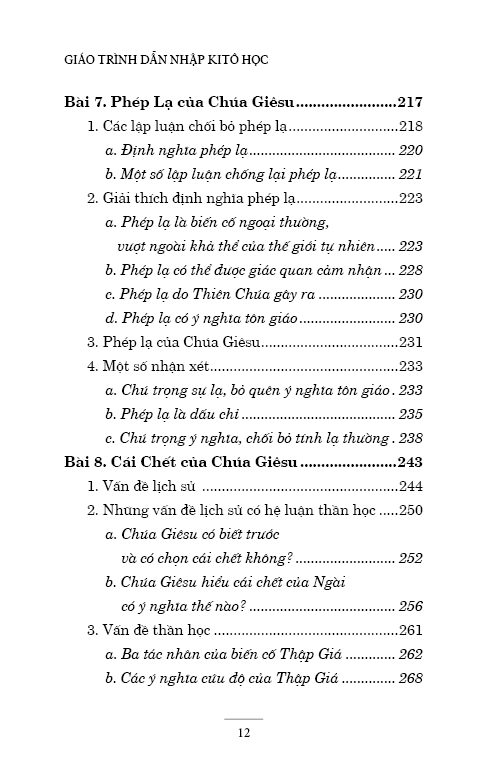 GIÁO TRÌNH DẪN NHẬP KITÔ HỌC