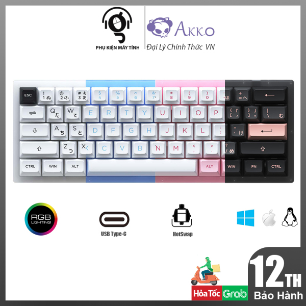Bàn phím cơ AKKO ACR61 (Hotswap / RGB)- Hàng Chính Hãng