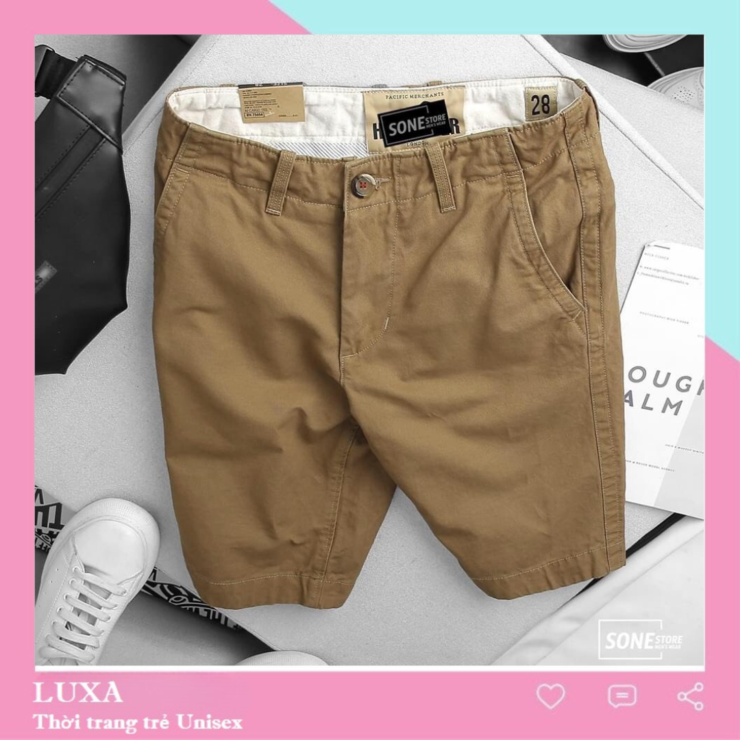 QUẦN SHORT NAM KAKI CO GIÃN NHẸ