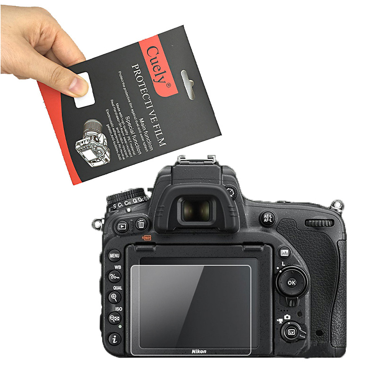 [HCM]Miếng dán màn hình cường lực cho máy ảnh Nikon D7100/D7200/D810/D750/D610/600