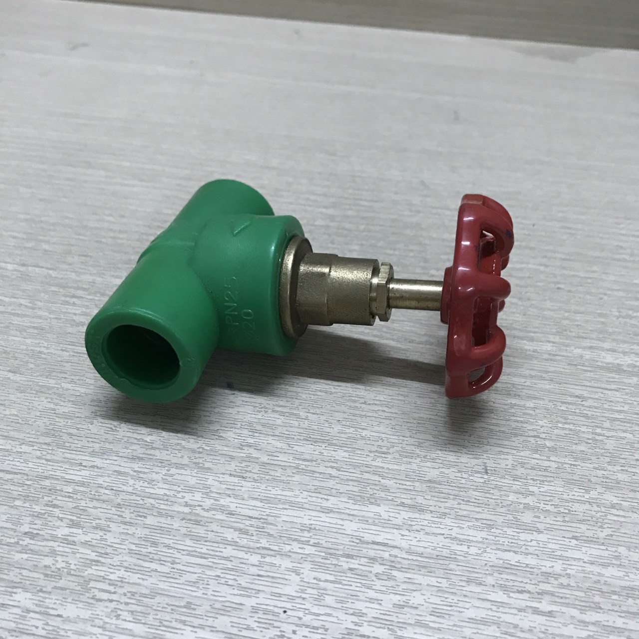 [HCM]Van cửa đồng PPR DN25 mở 100%