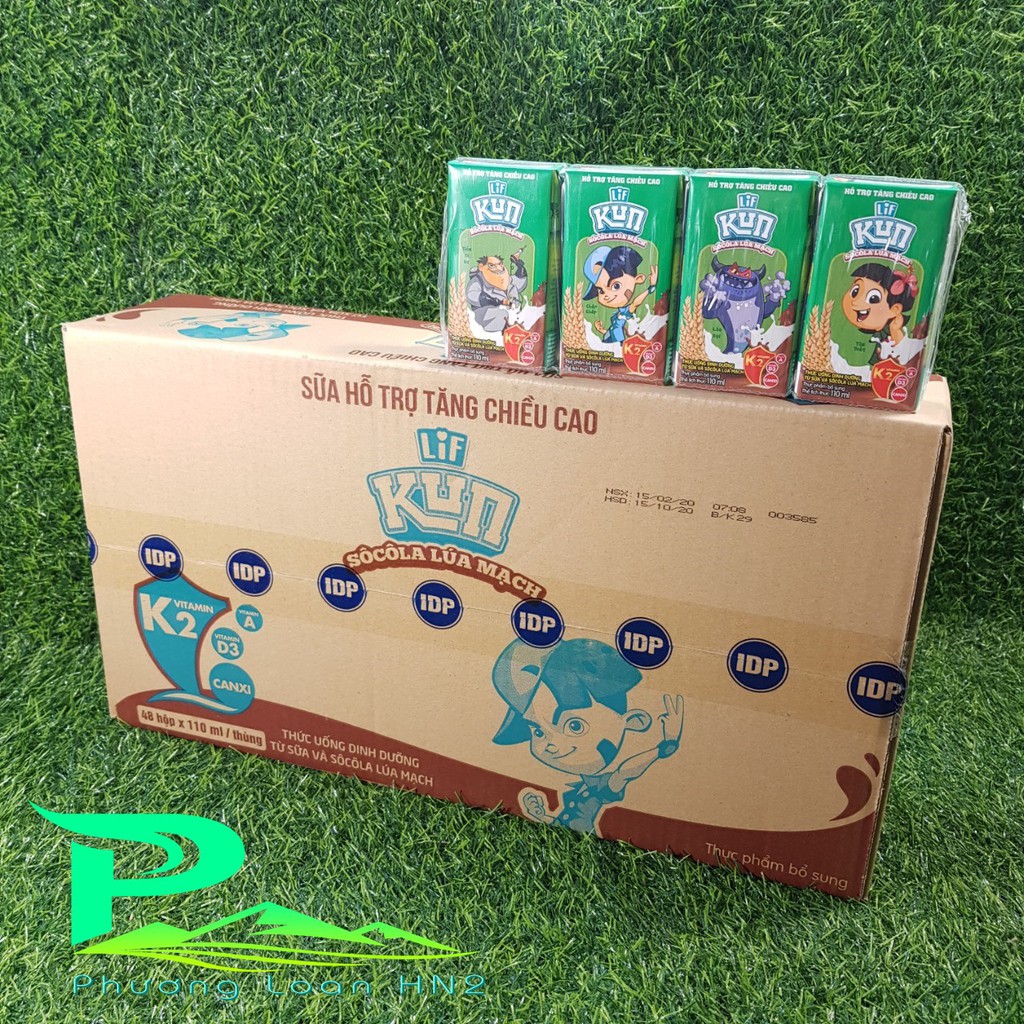 sữa kun sôcôla lúa mạch 48 hộp 110ml Date mới nhất | Lazada.vn