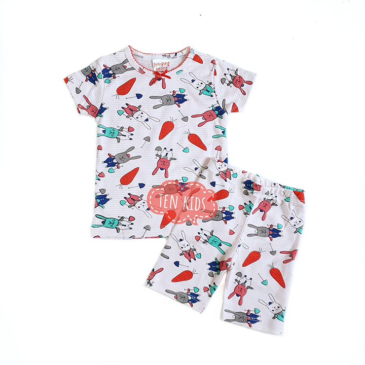 [HCM](IB CHỌN MẪU THOẢI MÁI) Bộ Thun Cotton Xuất Khẩu Cho Bé Gái