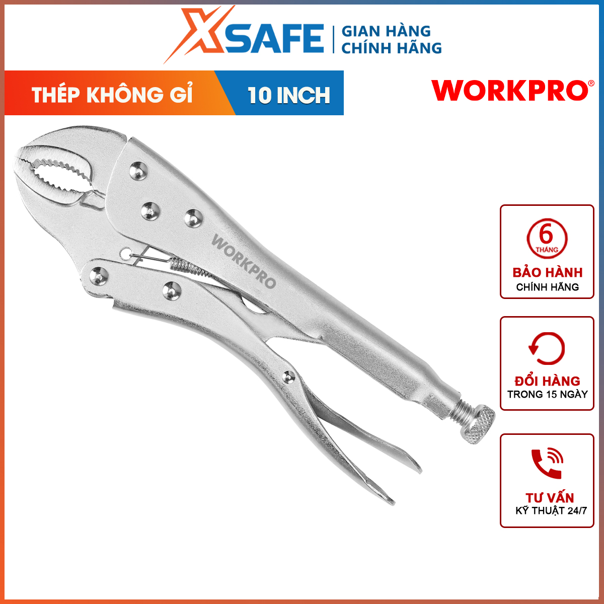 Workpro 250mm 10 inch 231071 pliers-genuine-xsafe