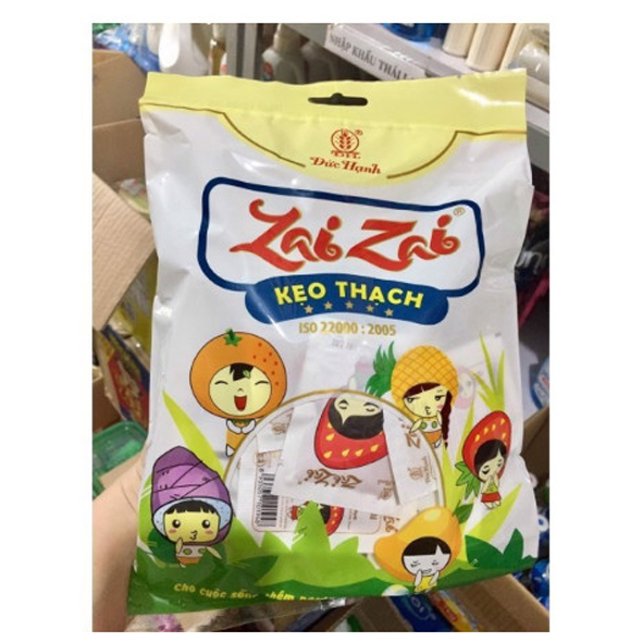 [Ăn Là Nghiền] Túi 350gr thạch zai zai hoa quả Đức Hạnh siêu thơm ngon