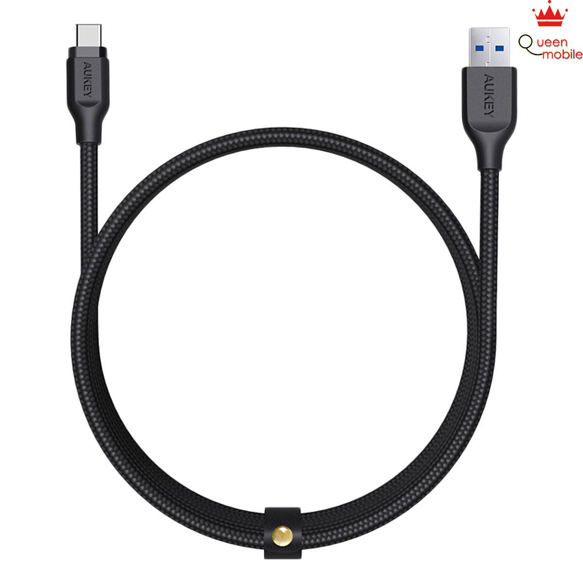 [HCM]Dây Cáp Sạc USB Type-C Aukey CB-AC2 2.0m (Đen)