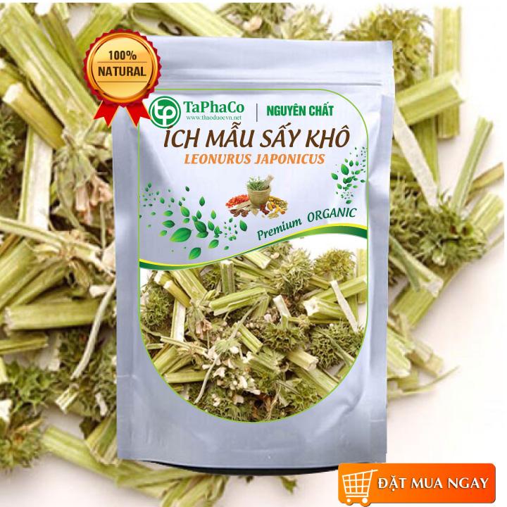 Cây ích mẫu khô 500g, Thơm, Sạch, Trà cây ích mẫu khô - Tấn Phát