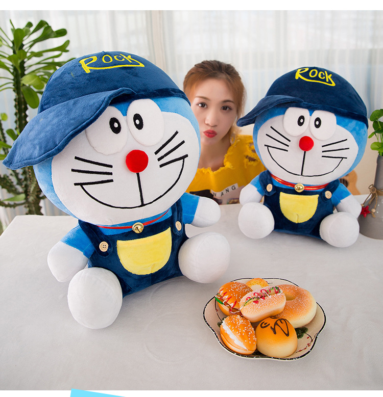 [SIÊU MỊN 100%] GẤU BÔNG DOREMON ĐÔRÊMON Nhồi Bông Đội Mũ  Siêu Dễ Thương [GIÁ CỰC SỐC]