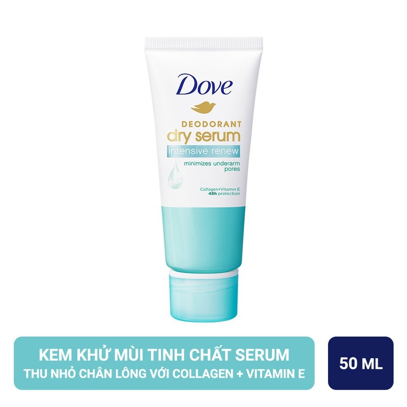 [Mã SKAMCLU9 giảm 10% đơn 100K] Kem Khử Mùi Dove Tinh Chất Serum Dưỡng Sáng 50ml