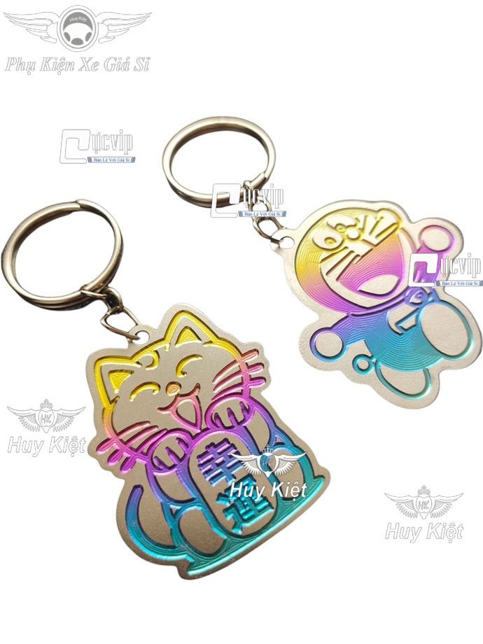 Móc Khóa Logo Titan Mèo Thần Tài, Doraemon MS4350