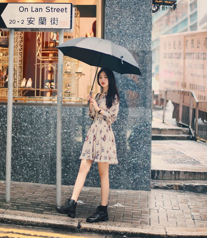 Đầm voan hoa  dễ thương A05