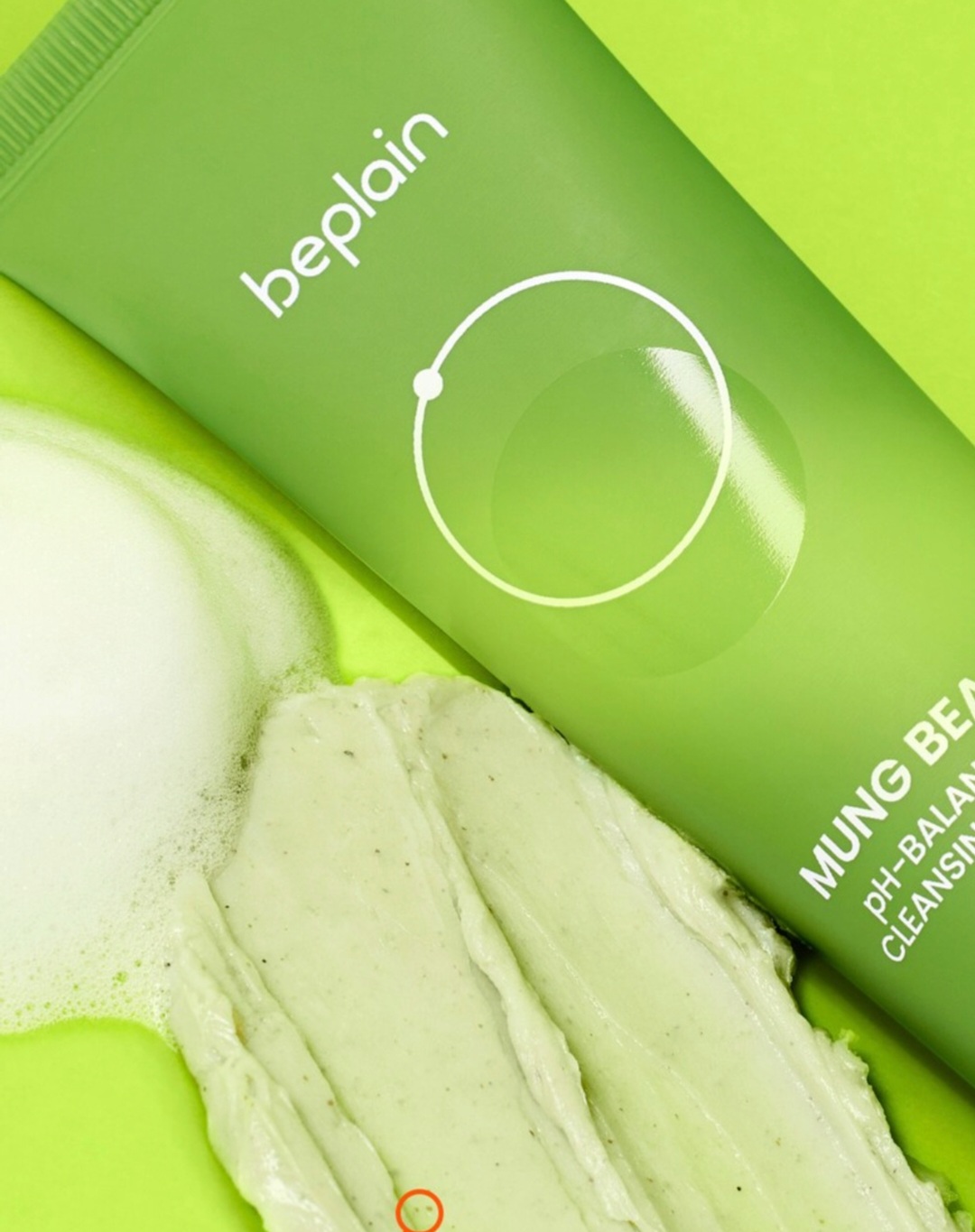 [Nhacuabeautyholic] [SIZE 160ml] Sữa rữa mặt đậu xanh BEPLAIN MUNG BEAN PH-BALANCED CLEANSING FOAM