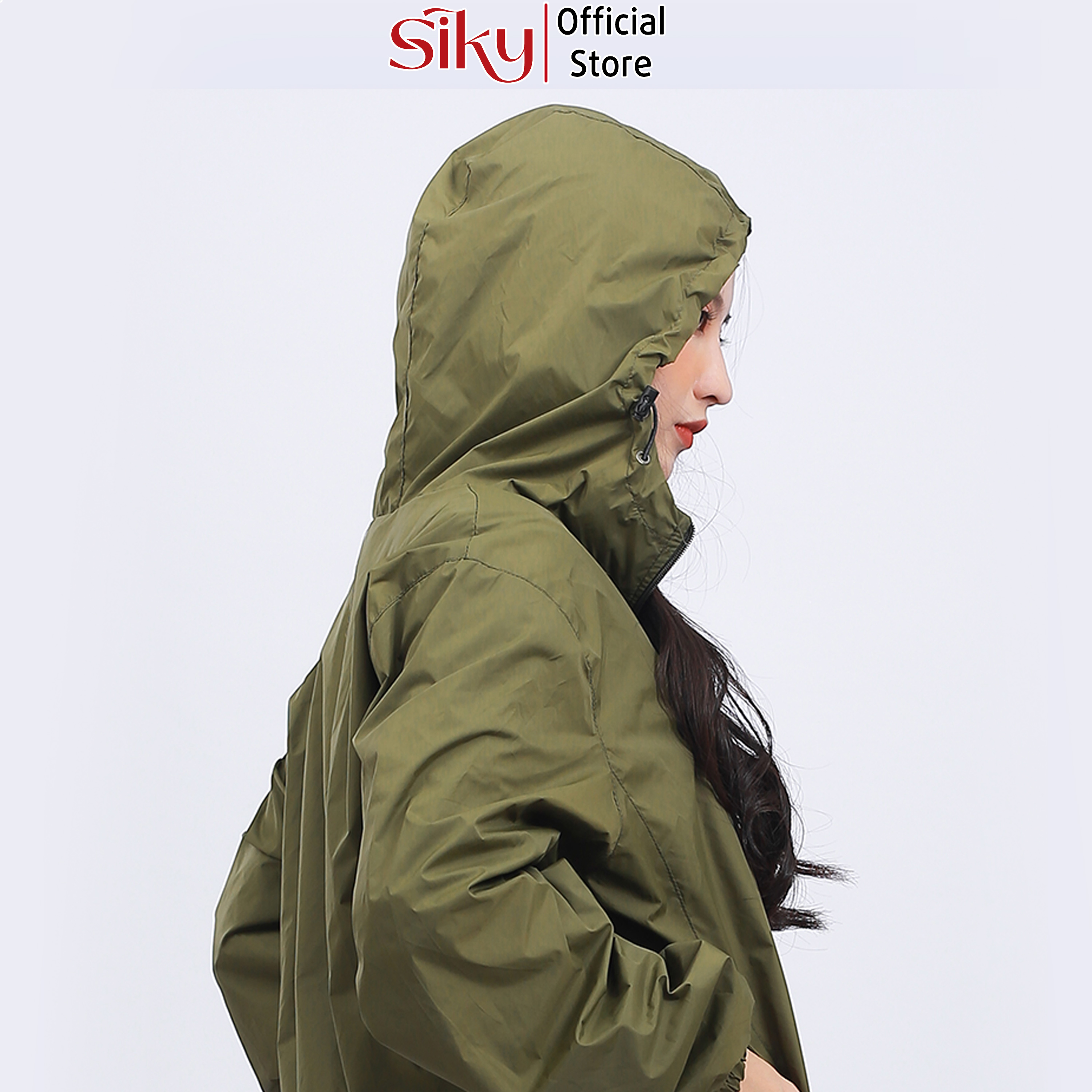 Áo gió nữ SIKY 2 lớp chống nước - Siky