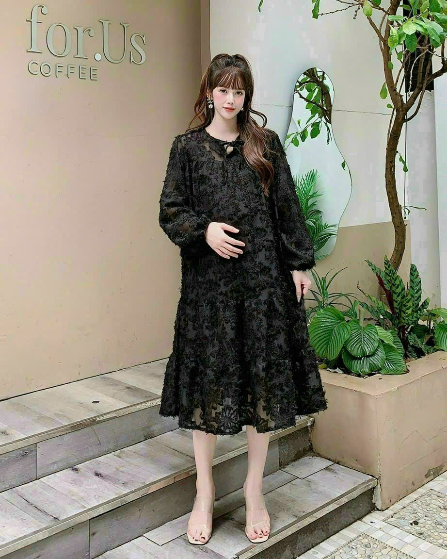 Váy bầu - Đầm bầu thời trang thu đông