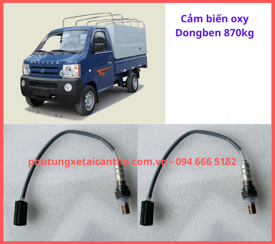 Cảm biến oxy khí xả xe dongben 870kg, k9, tera 100- hàng loại tốt