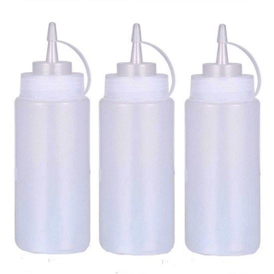 Bình nhựa đựng siro, sữa đặc 200ml