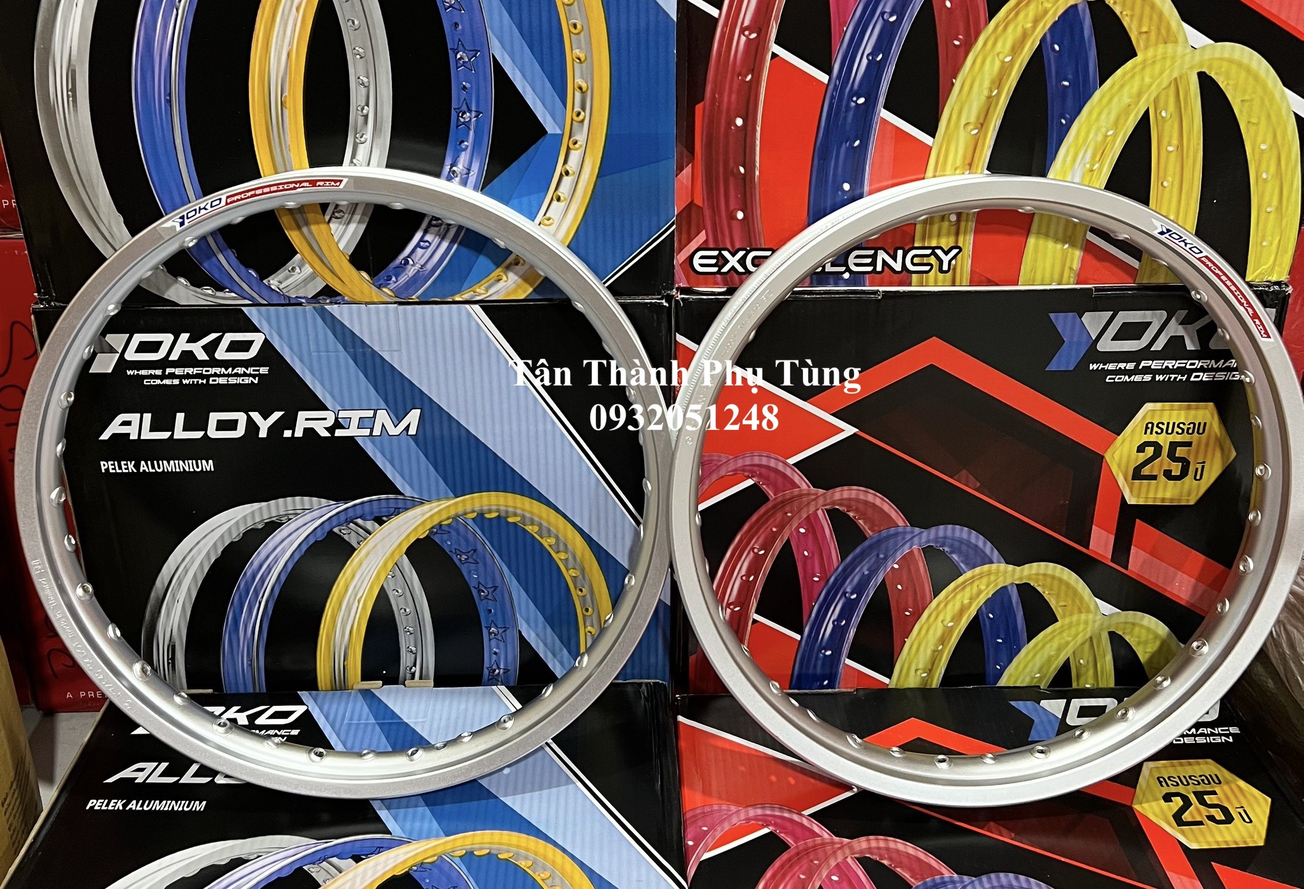 Niềng nhôm Yoko Thailand 1.4-1.6