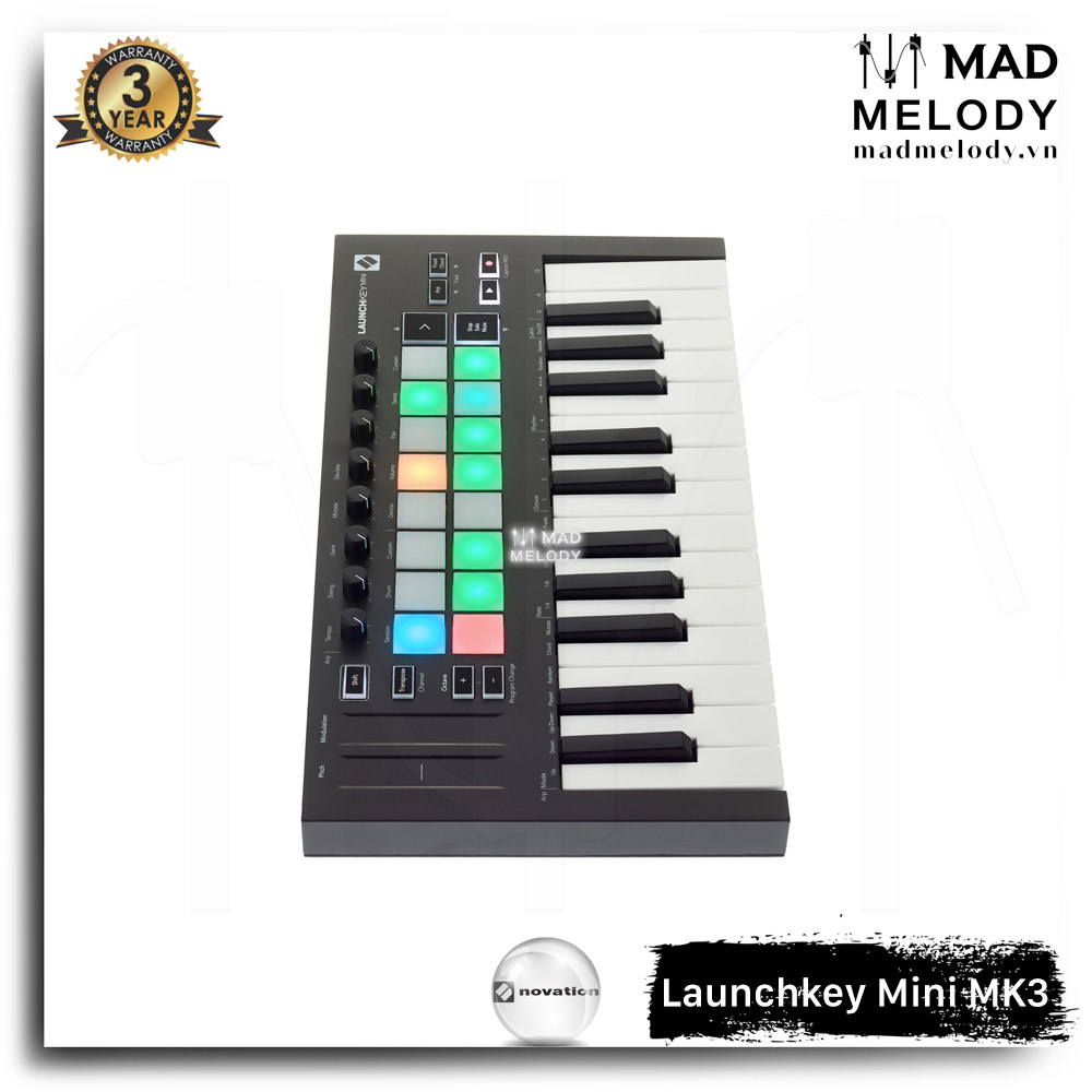 Novation Launchkey Mini MK3 MIDI Keyboard [đàn soạn nhạc nhỏ gọn đời 3 25 phím mini NEW]