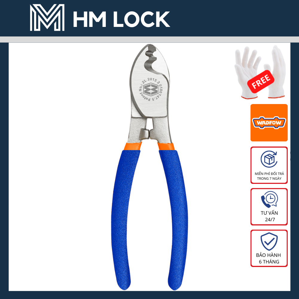 KỀM CẮT CÁP 6, 8 INCH WADFOW - WCT1906 - HM LOCK
