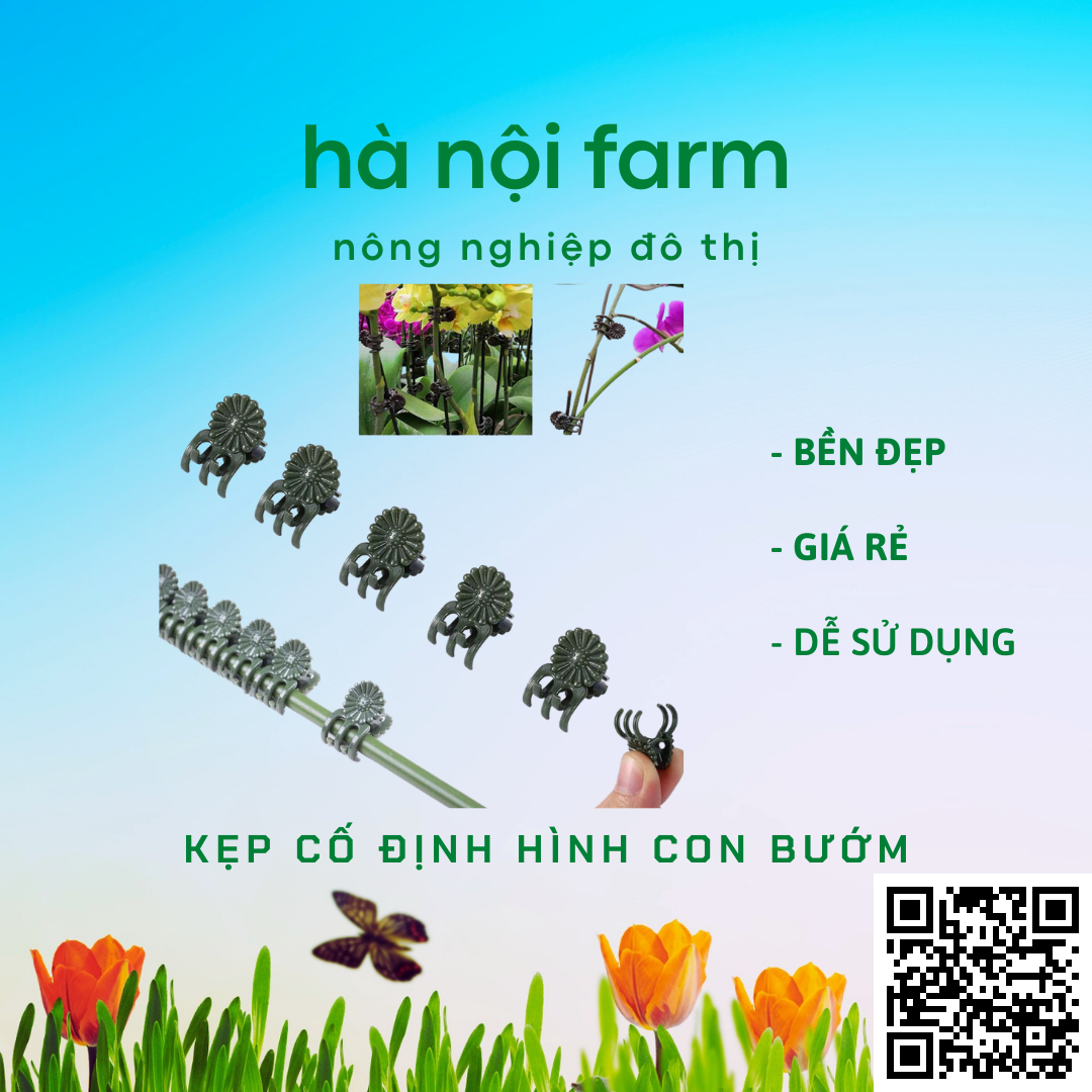 100 kẹp bướm cố định cho lan (loại nhỏ)