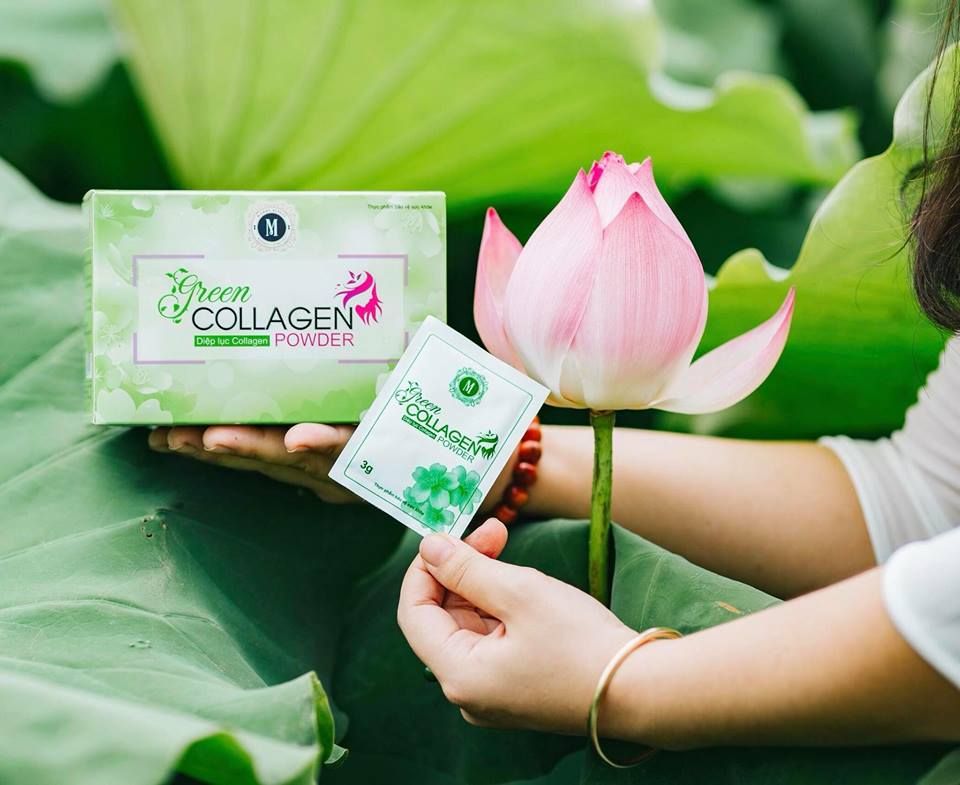 [HCM]diệp lục collagen 30 gói × 3g