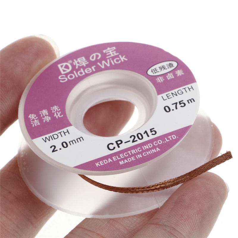 Cuộn dây đồng hút chì hàn 2mm (1 cuộn)