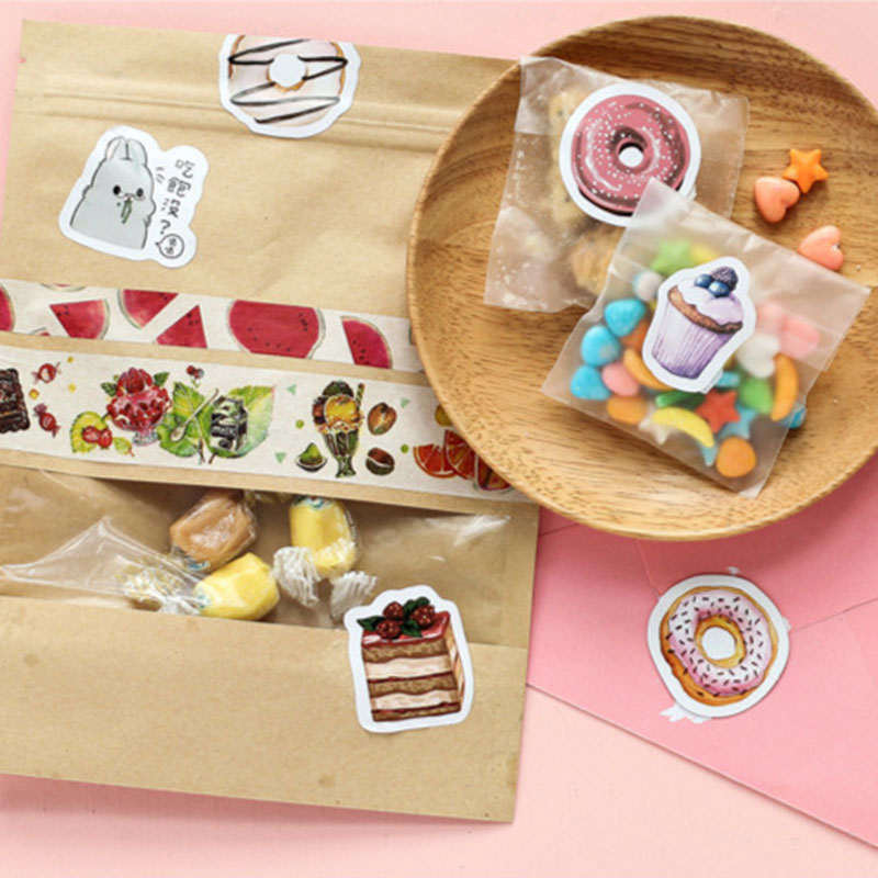 Hộp 45 Sticker Chủ Đề Cupcake Trang Trí Planner - Case Sover