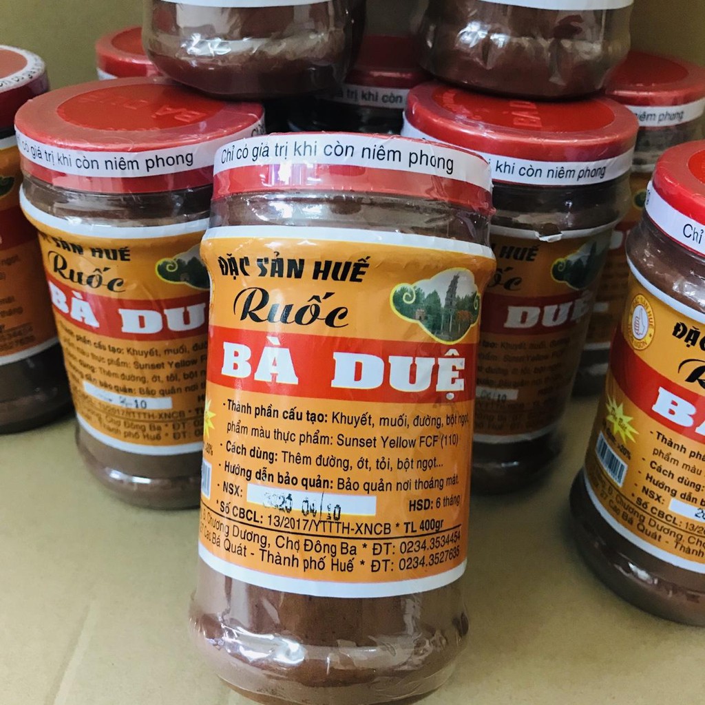 combo 2 hủ mắm ruốc bà duệ350gr