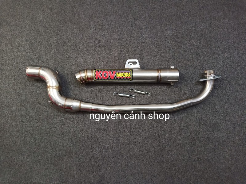 pô kou cho xe wave sirius full cổ pô đá