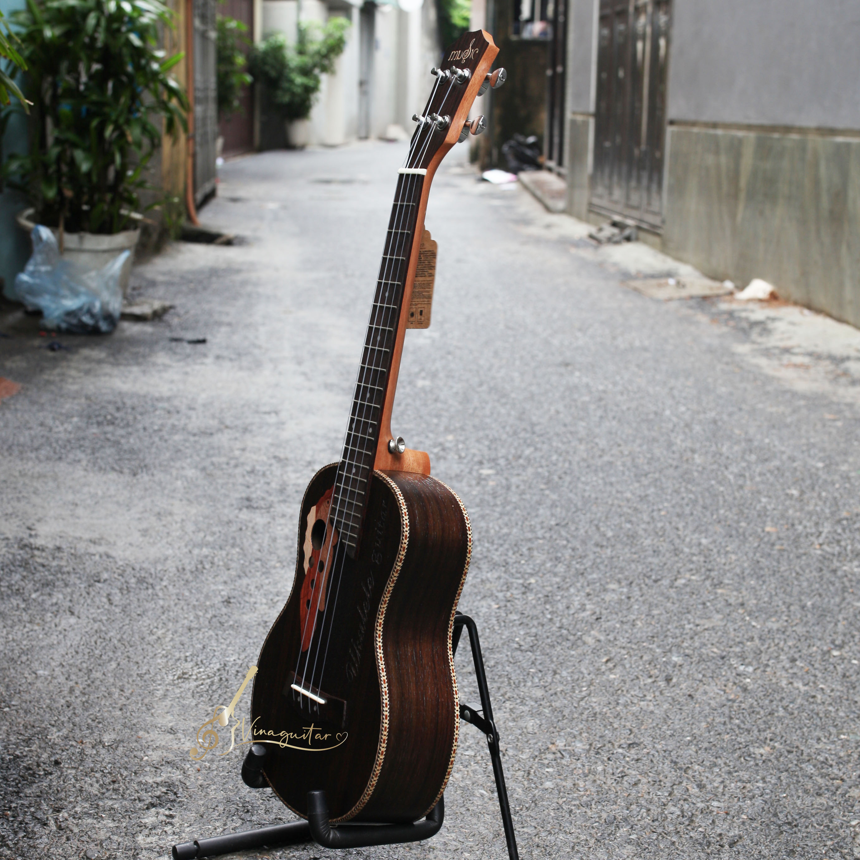 Đàn Ukulele MUSIC UC-23CLN Full Gỗ Cẩm Nho