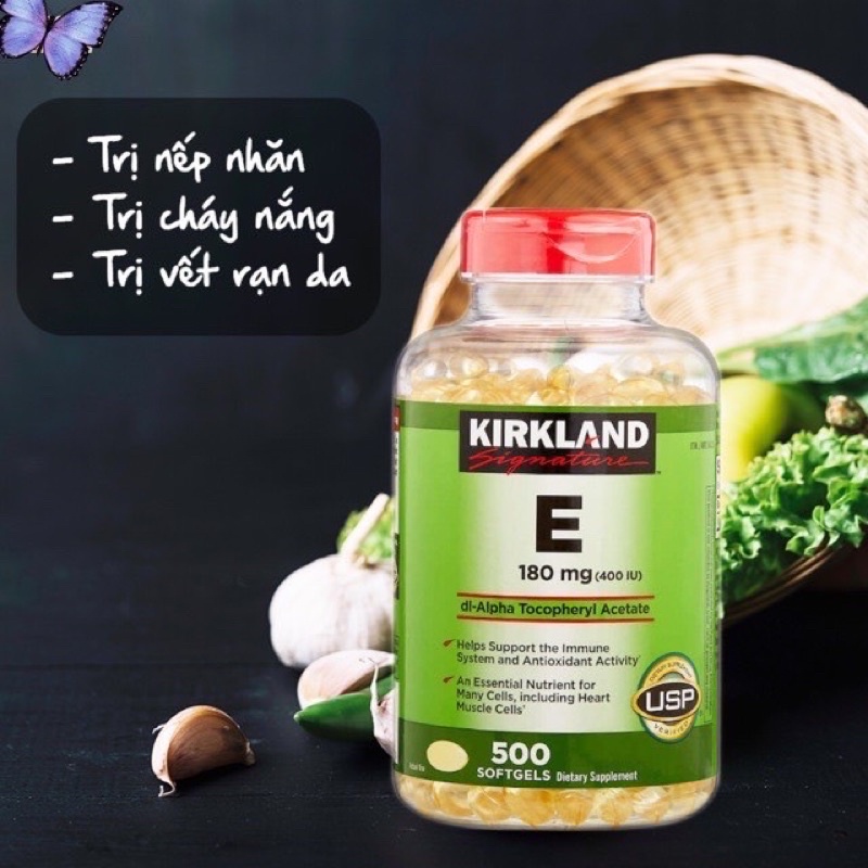 VIÊN UỐNG VITAMIN E KIRKLAND 500 VIÊN