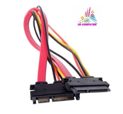 (HCM) Dây sata dây nối dài sata Cáp Nối Dài SATA + Power (50cm)-CAP 6