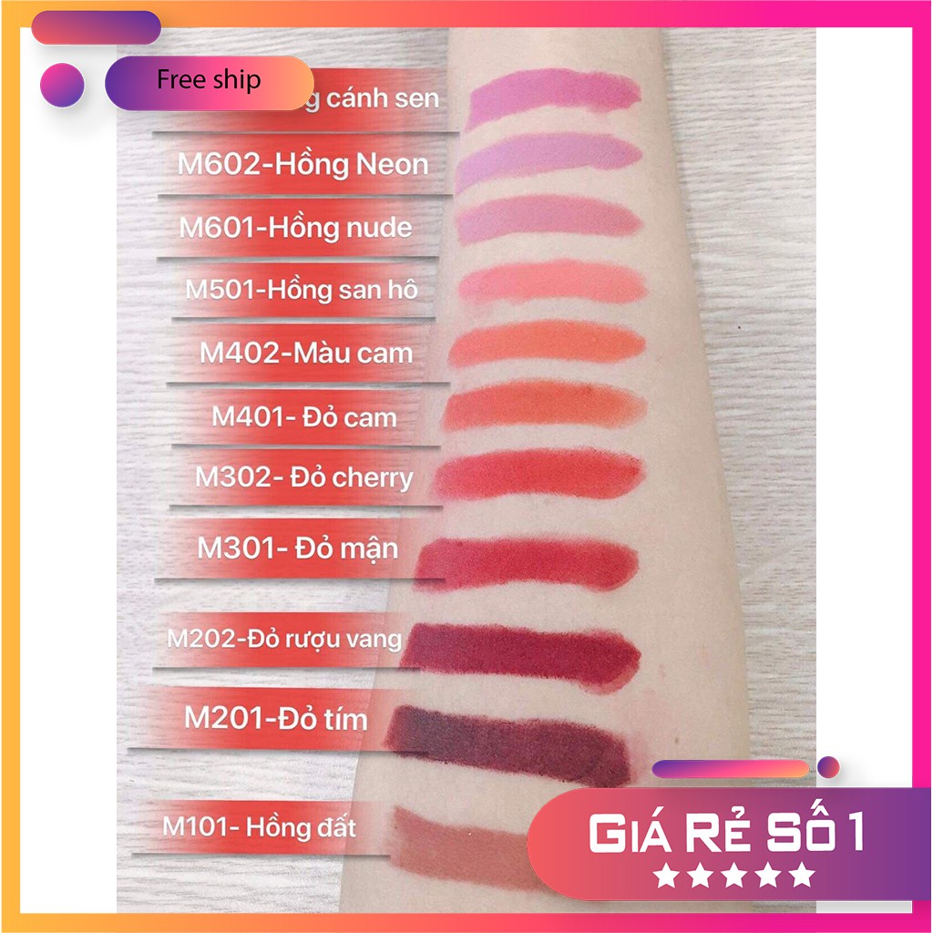 [SIÊU LÌ, KHÔNG CHÌ] son LÌ MỀM MÔI MERBLISS hàn quốc